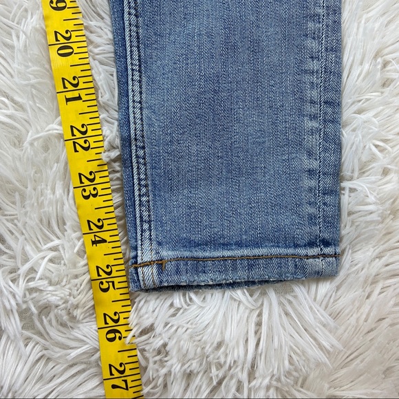 Zara Distressed Zipper front Denim Jeans - Picture 6 of 6